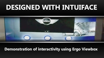 Designed with IntuiFace - Demonstration of interactivity using Ergo Viewbox