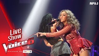 ฝ้าย - Crazy+Crazy in Love - Live Show - The Voice Thailand - 25 Feb 2018