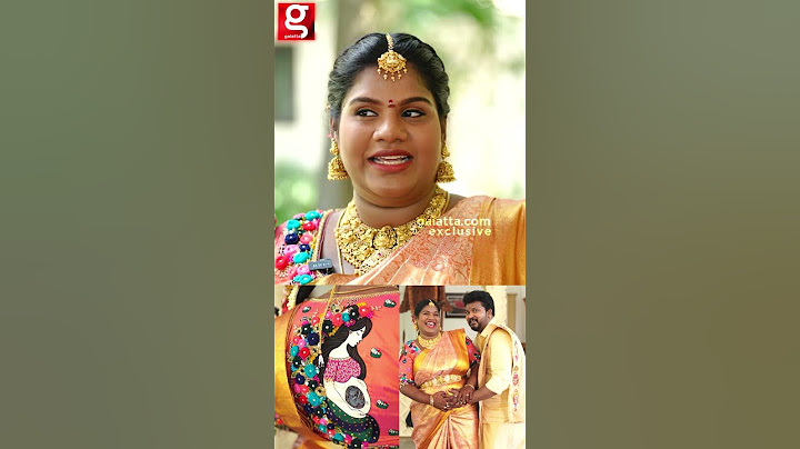 Indraja🥰என் Blouse-ல பாப்பாவோட Scan இருக்கு🤩#BabyShower #Karthik #RoboShankar