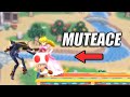 Muteace makes peach look broken