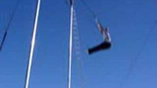 Jen's second trapeze splits