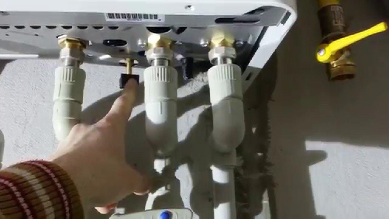 Газовый котел иммергаз подключение Обвязка котла immergas star 24 3e - YouTube