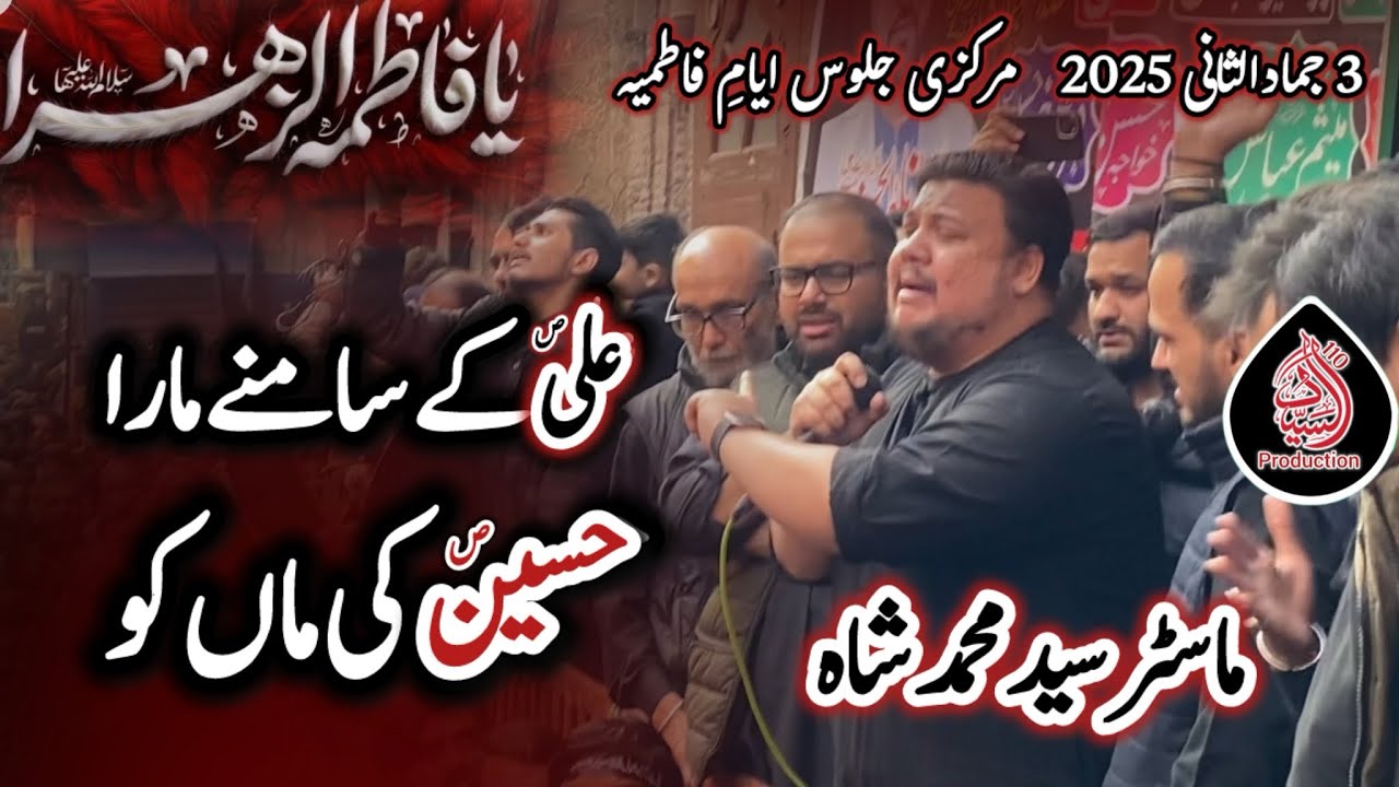 Noha Bibi Fatima (AS) | Ali ke Samne mara Hussain ki Maa ko | Master Muhammad Shah | Jaloos Lahore