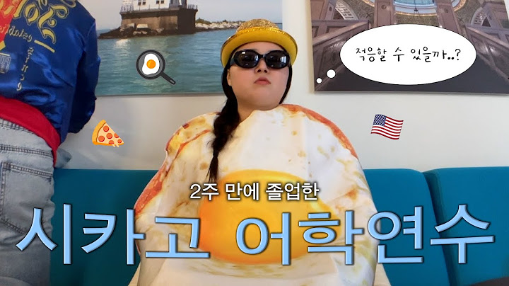 [vlog] 시카고 2주 어학연수: 해외생활 느낀 점, 한식처돌이, 지독한 인프피 콜렉터