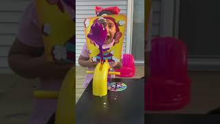 PIE FACE CHALLENGE!!! messy Whipped Cream in the Face Game! #Shorts#kidsvideos#funny#youtubekids