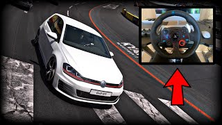 VW GOLF GTI MK7 - Gran turismo 7 [steering wheel + shifter] gameplay screenshot 4