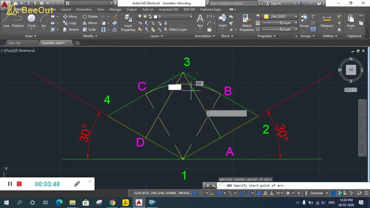 M4 Lecture4 isometric view of cone