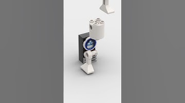 Lego Star Wars The Complete Saga R2-D2 Control Panel MOC Build Animation #shorts