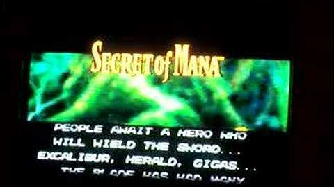 Secret of Mana - Intro/Opening