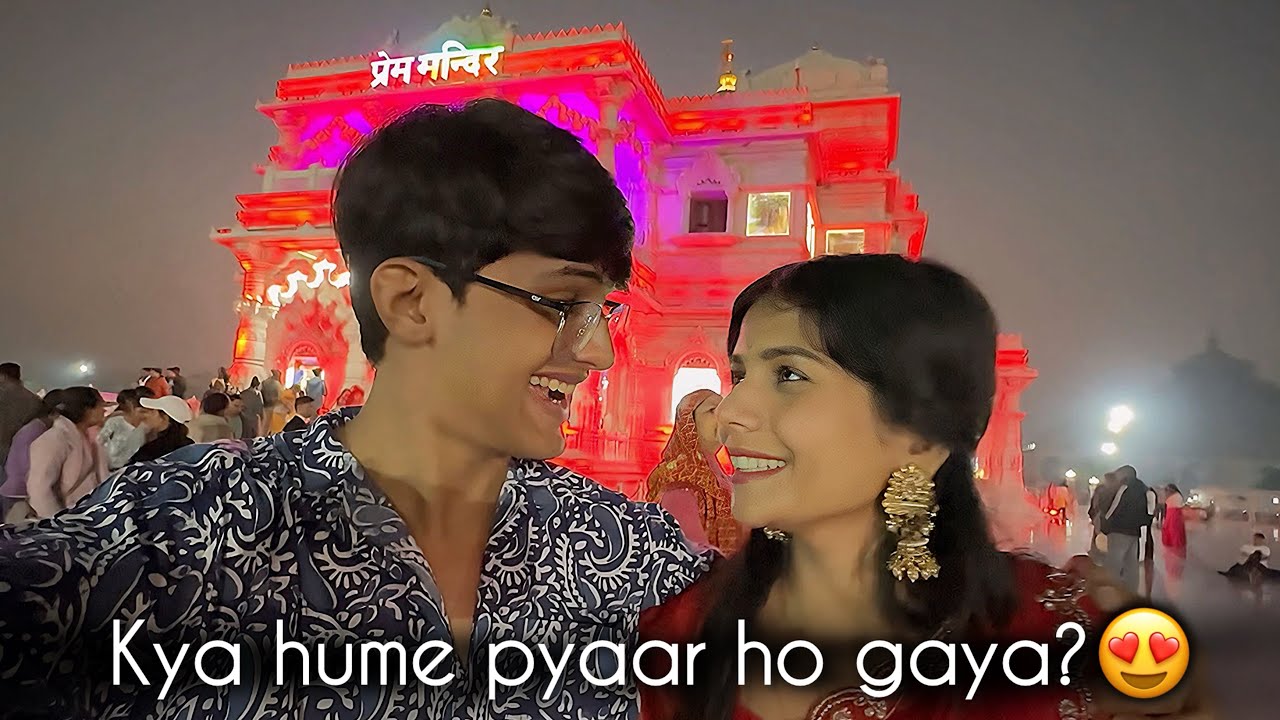 Prem Mandir Me Pyaar Ho Gaya🥰 | AdiVen🤍 | ft. @Aaditi_ingale07 @venkatesh_pande 