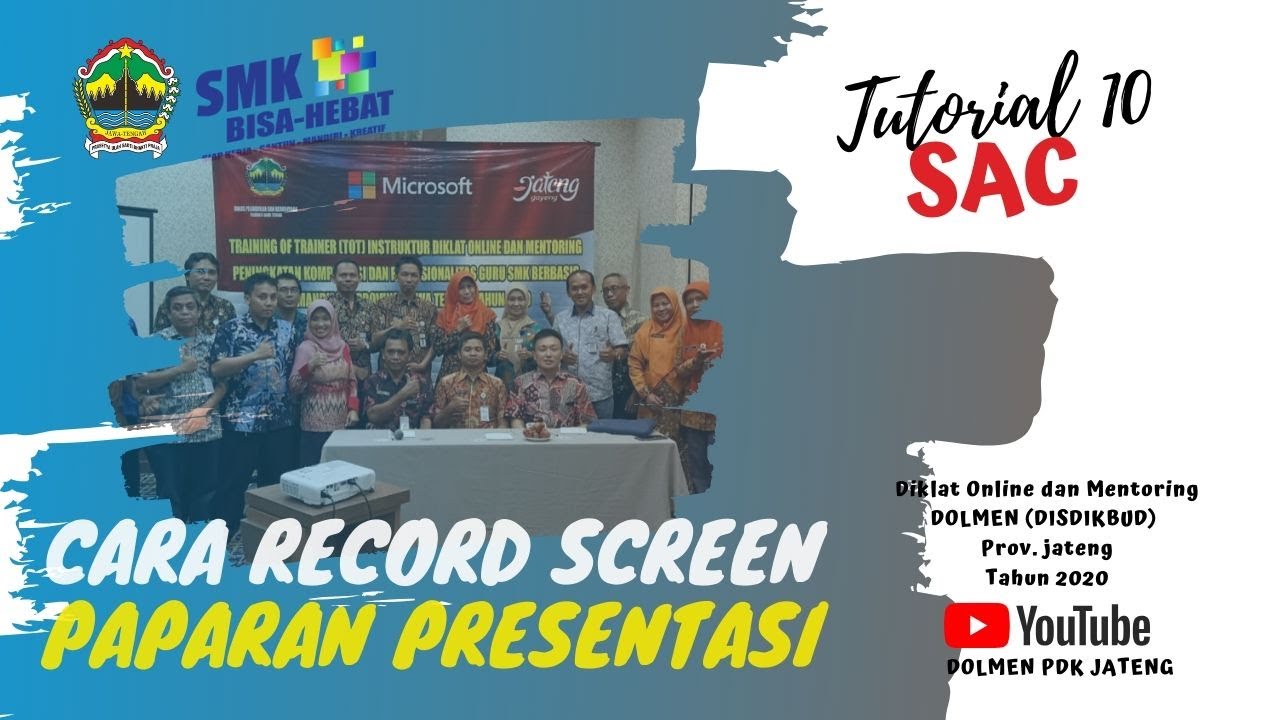 cara record video presentation