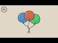 Cute Balloons Character Design | Illustrator Tutorial