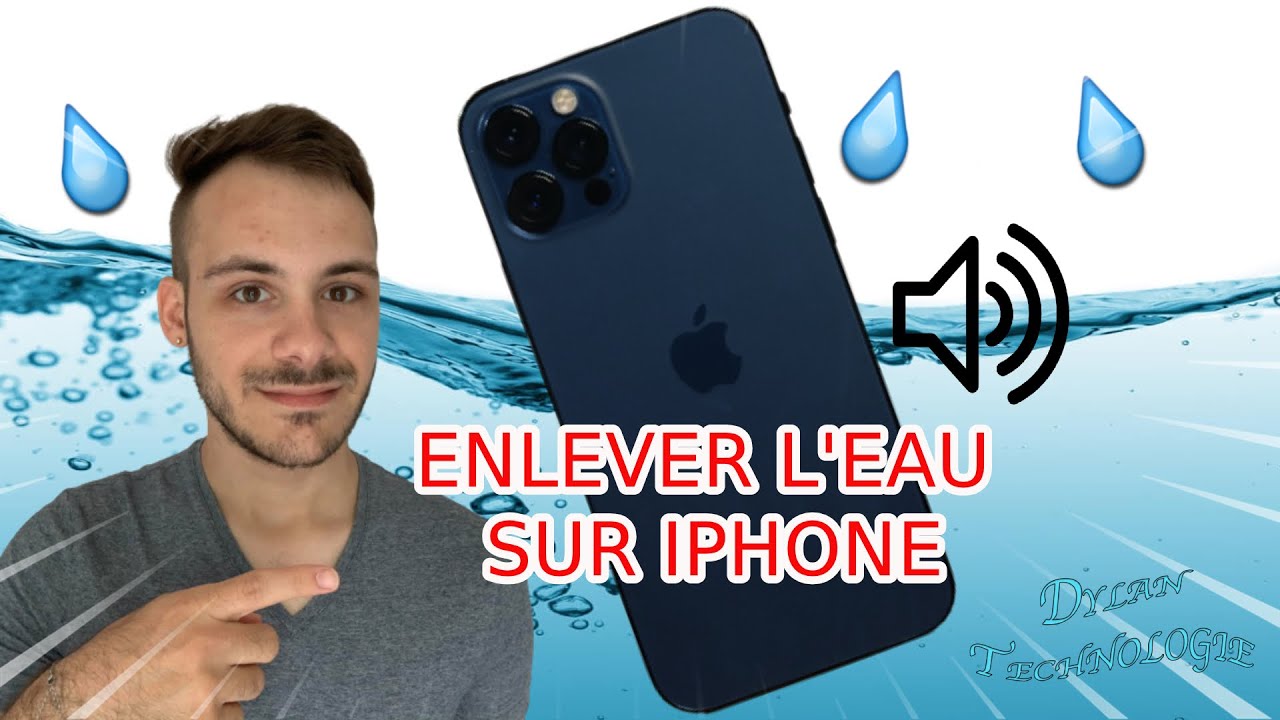 ASTUCE IOS 14 SUR IPHONE EJECTION D'EAU, COMMENT ÉVACUER L'EAU