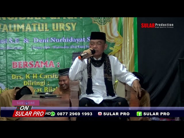 Ceramah Agama Drs. K.H. Carsita // Hajat Bpk. Carnoto / Ibu Iyus Desa Bulak Lor Blok Kelir class=