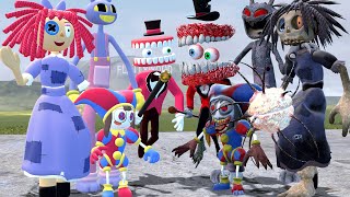 New Cursed Nightmare Jax, Ragatha, Pomni, Caine The Amazing Digital Circus In Garry's Mod!,