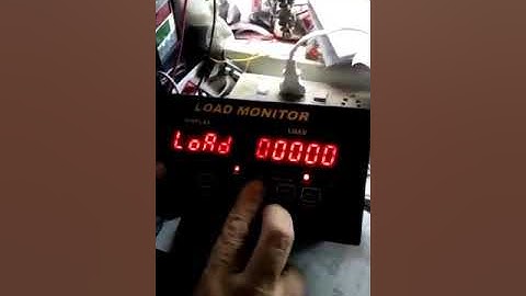 Load monitor NI-2070B1 NI-2070 NI-2070B settings