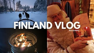 Finland vlog ep 3 | 4 days in Rovaniemi, Santa Class Village, Husky Sledding, Ice Hotel 🎅🏻🛷🧊