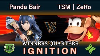 Ignition #88 WINNERS QUARTERS - Panda Bair (Lucina) vs TSM | ZeRo (Diddy Kong)