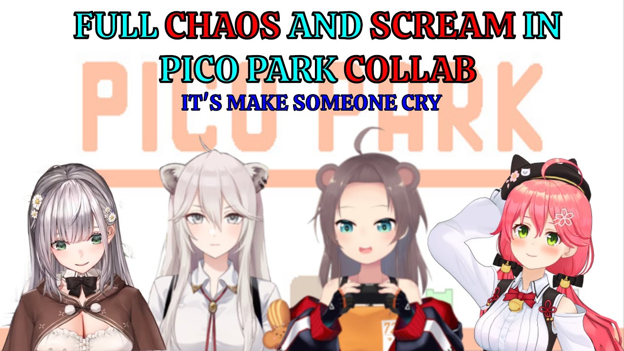 [Pico Park Hololive] Pico Park с Мацури, Мико, Ботан и Ноэлем. Полный хаос и крик [1 POV 4 ЧЕЛОВЕКА]