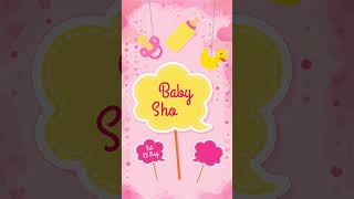 Baby shower invitation free template download | free after effect template