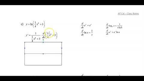 Logarithmic & Exponential Derivatives part 2