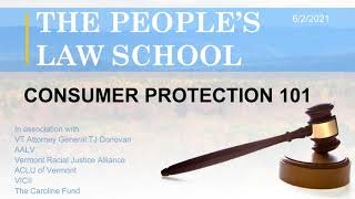 The People's Law School - Consumer Law 101