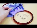 Creative ideas for sewing ring handle bag | Easy sewing project | 很可爱的圆环小包❤❤