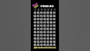 ONLY those with a GENIOUS IQ can solve this brain teaser #youtubeshorts #shortsfeed #shorts