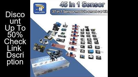 45 in 1 Sensors Modules 16 Kinds Starter Kit For Arduino Raspberry Pi , Better Than 37 in 1 With Box