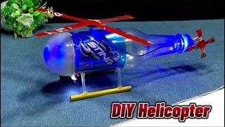 : DIY Helicopter ||Homemade ||Waste bottle ||RGB Lights