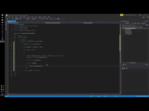 Creating A Number Guessing Game In C# With Visual Studio 2017