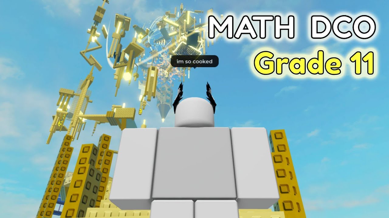 Math + Obbying is Crazy (Math Difficulty Chart Obby Grade 11)