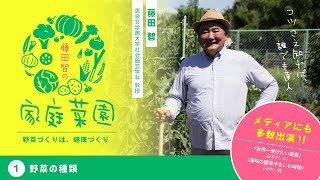 家庭菜園〜基本編〜 #01「野菜の種類」【ClubJiVE】