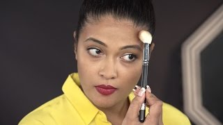 How To Contour Your Forehead For Slimming Your Face