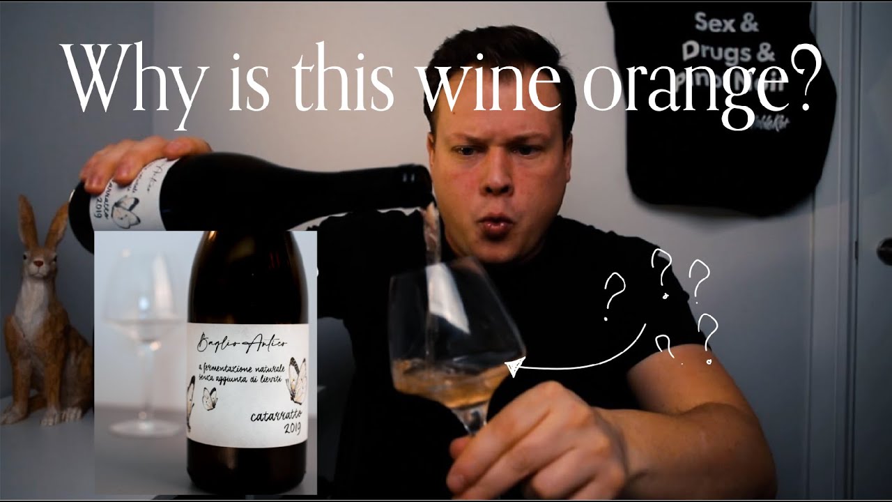 What is orange wine made of?