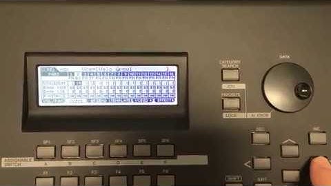 How to edit a Song or Pattern on Yamaha MOXF8