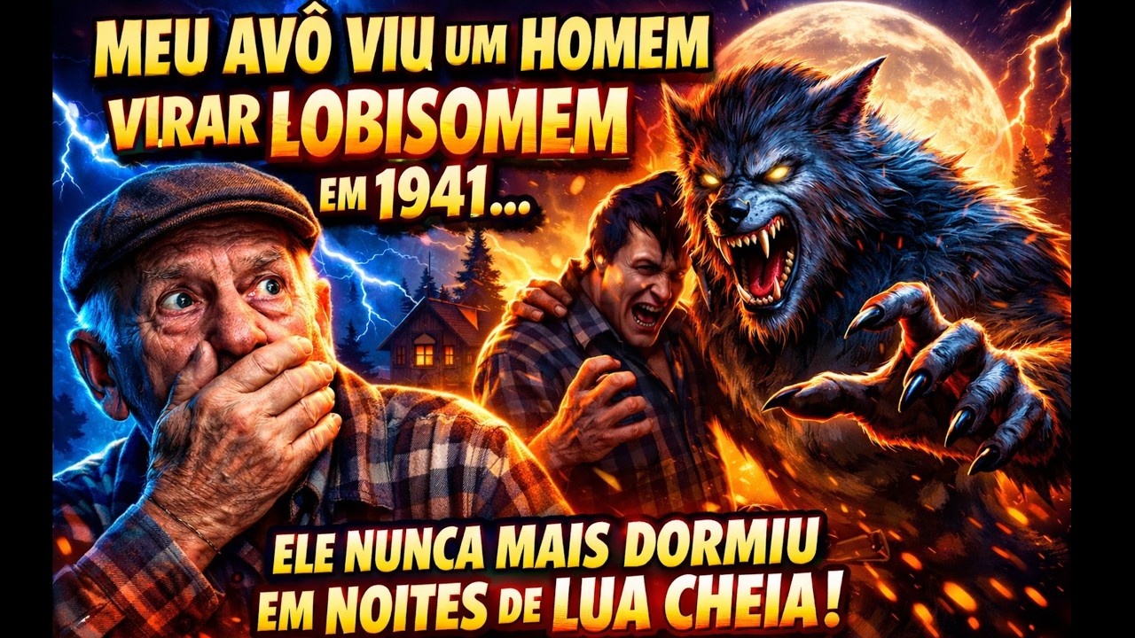 Meu Avô Viu um Homem se Transformar em Lobisomem em 1941… Ele Nunca Mais Dormiu em Noites de Lua