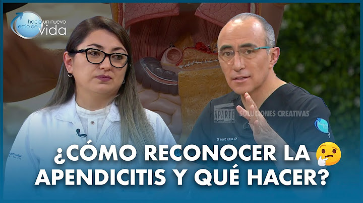 ¿Cómo reconocer la Apendicitis y qué hacer? 😧