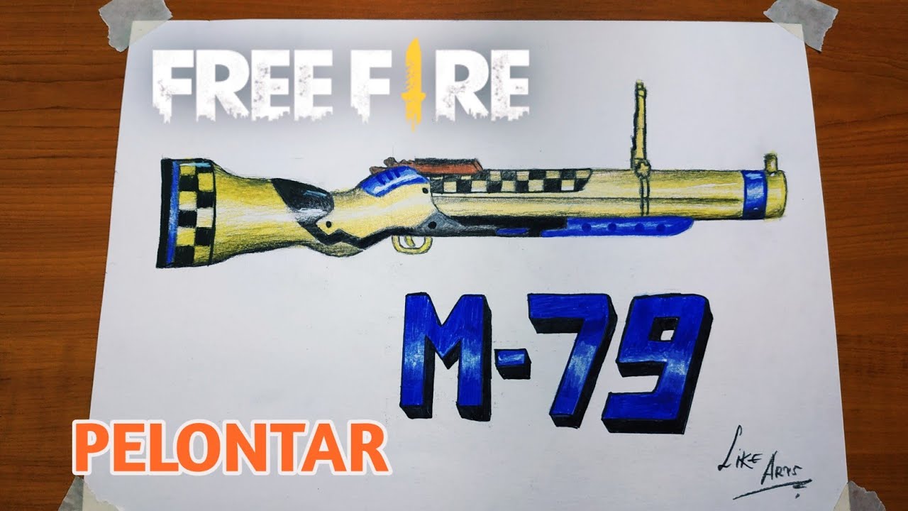 gambar senjata M79 pelontar di game free fire YouTube
