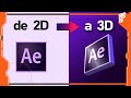 ✅✅ Como CONVERTIR tu LOGO 2D a 3D en After Effects Tutorial (SIN PLUGINS 😲)