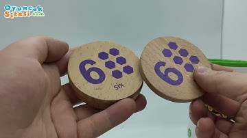 Bee Smart Memory Game Numbers - Ahşap Sayılar