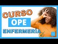  curso ope enfermera  prepara tu oposicin de enfermera online