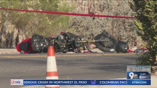 Motorcycle crash in Northwest El Paso leaves 1 person seriously hurt