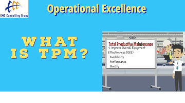 TPM: Total Productive Maintenance (Big 6 Losses, Autonomous Maintenance, OEE)
