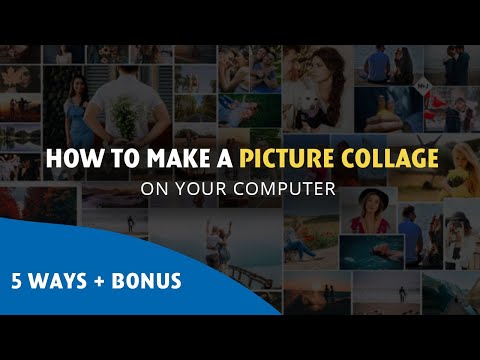 Video: Hoe Maak Je Eenvoudig Een Fotocollage Op Je Computer