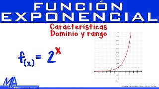 Función Exponencial | Características