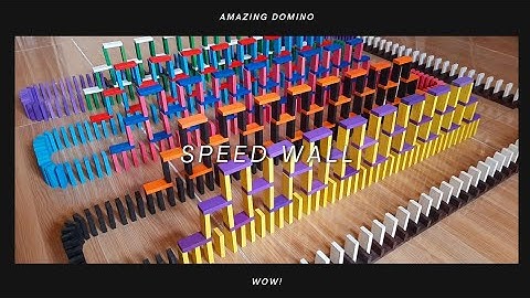 This is how I build the Speed Wall Domino Technique