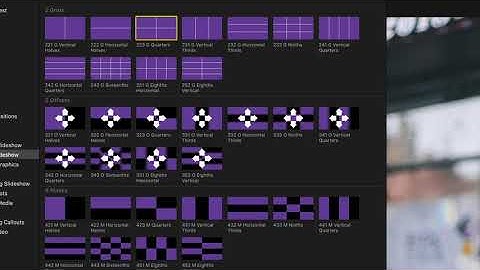Building a Grid Slideshow in Final Cut Pro X FCPX
