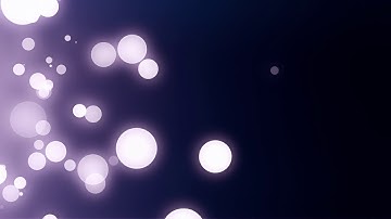 bokeh particles with flare left fly 3d