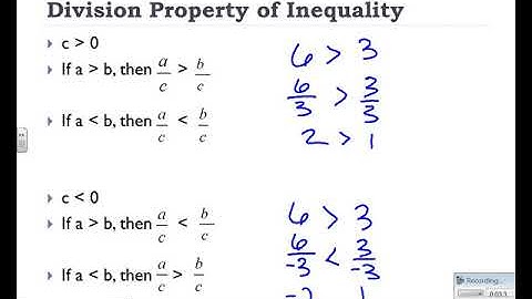 3 3 Solving Inequalities using Multiplication and Division